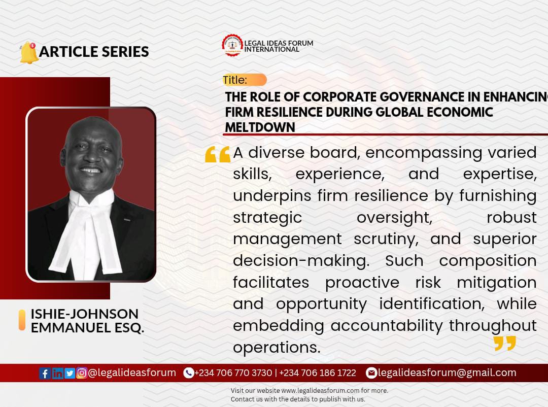 Photo inspiration: Corporate Governance Ombudsman Role Reference: The Role Of Corporate Governance In Enhancing Firm Resilience During